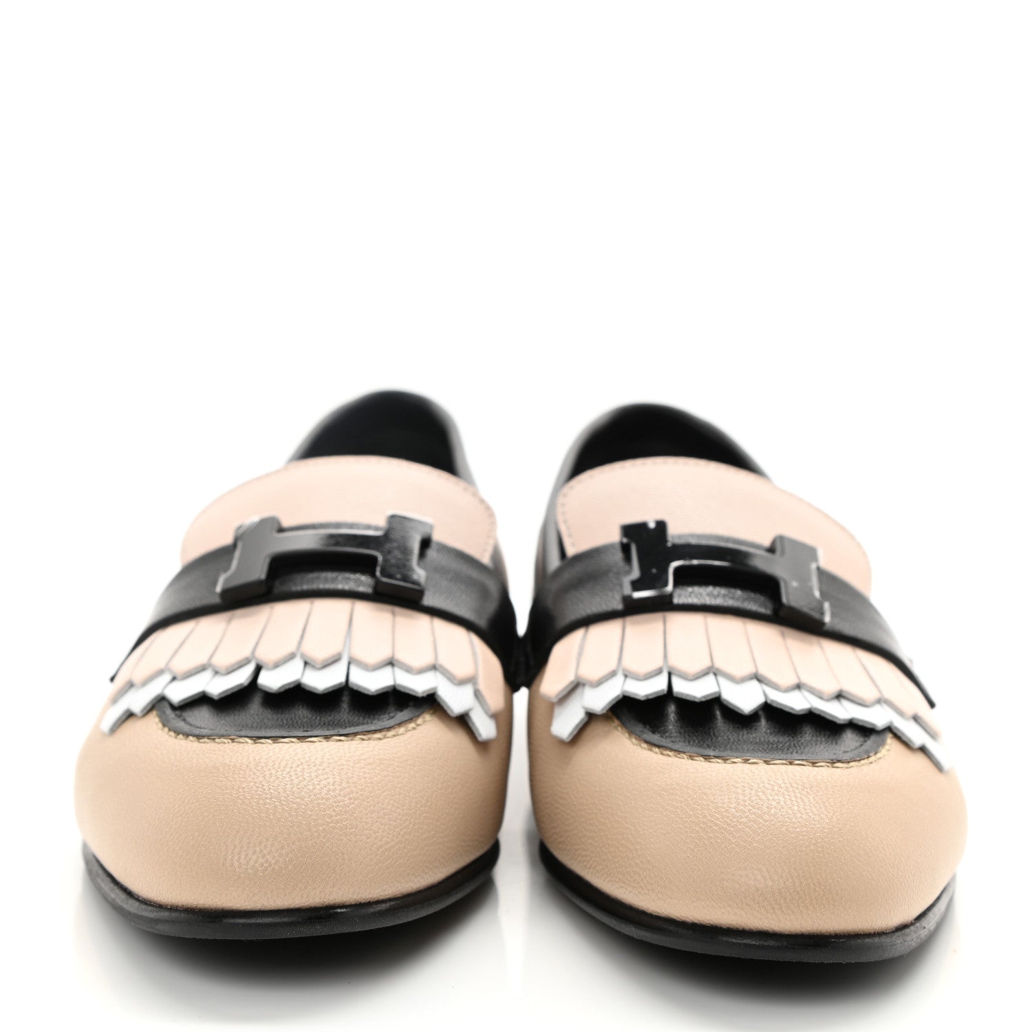 Hermes Goatskin Womens Royal Loafers 35 Multicolor 2 of 9