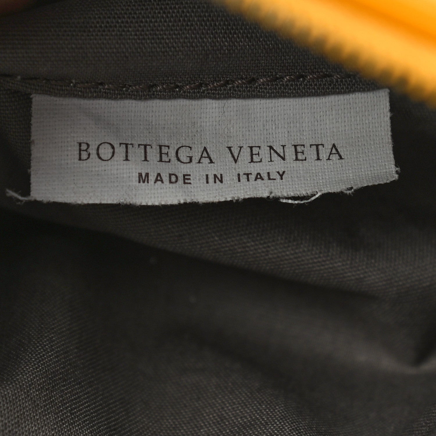 Bottega Veneta Nappa Intrecciato Cosmetic Pouch Yellow 7 of 11