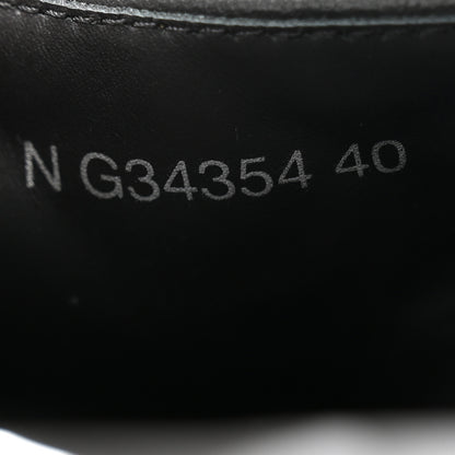 Chanel Lambskin Quilted CC Mules Sandals 40 Black 8 of 10