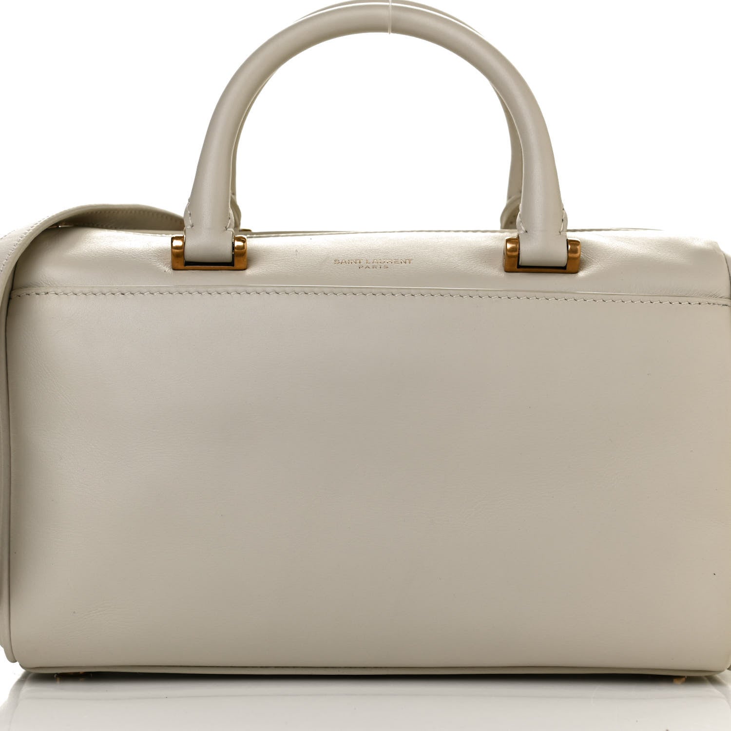 Saint Laurent Calfskin Classic Baby Duffle Dove White 8 of 12