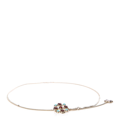 Chanel Gripoix Poured Glass CC Belt Gold 1 of 6