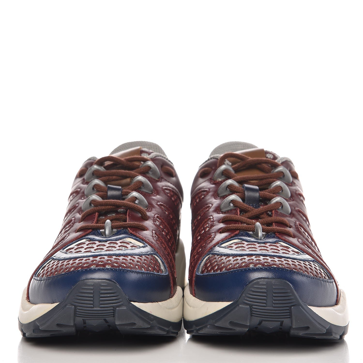 Valentino Garavani Nappa Mesh Laser Cut Mens X-Ray Sneakers 39.5 Rubin Multicolor 2 of 12
