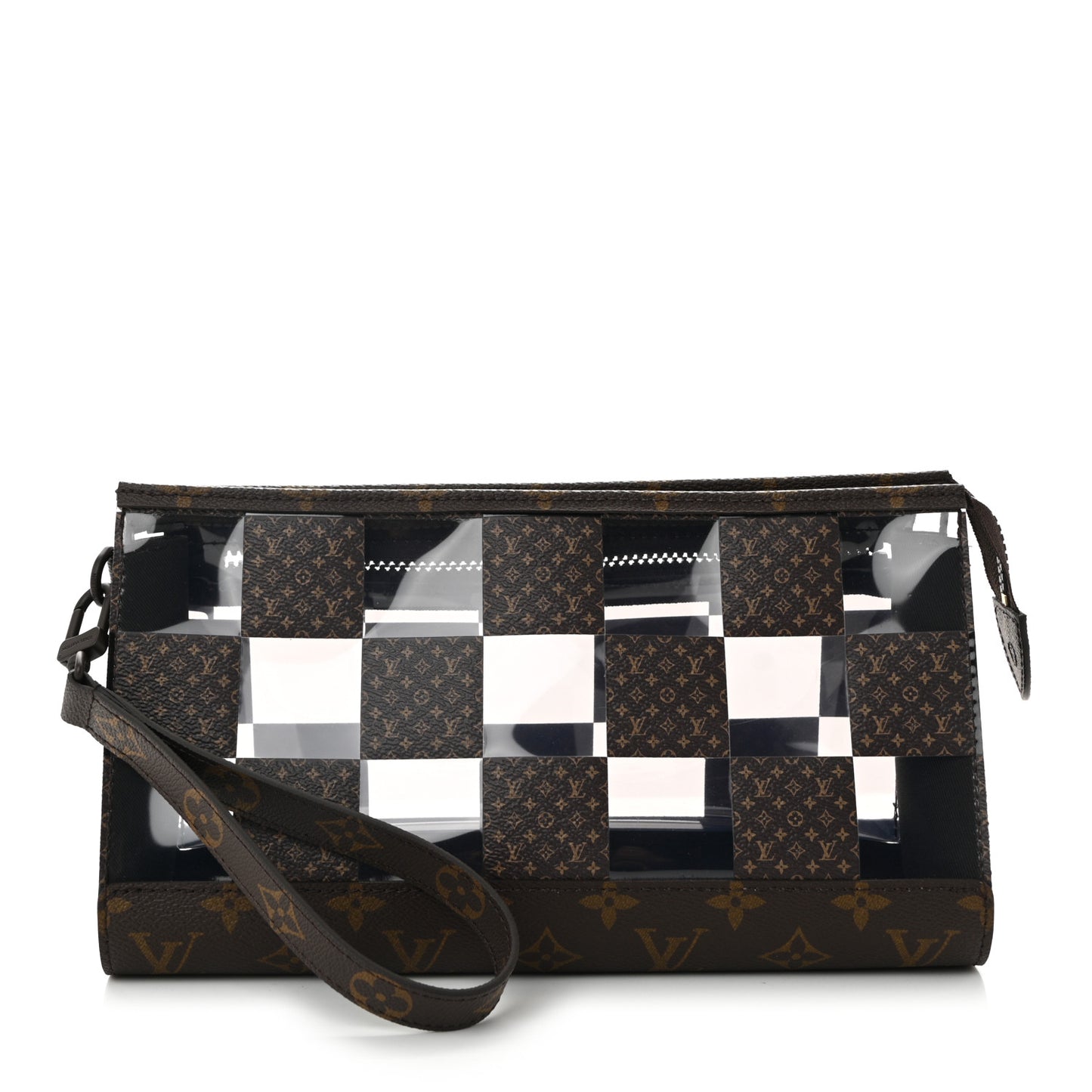 PVC Monogram Chess Standing Pouch