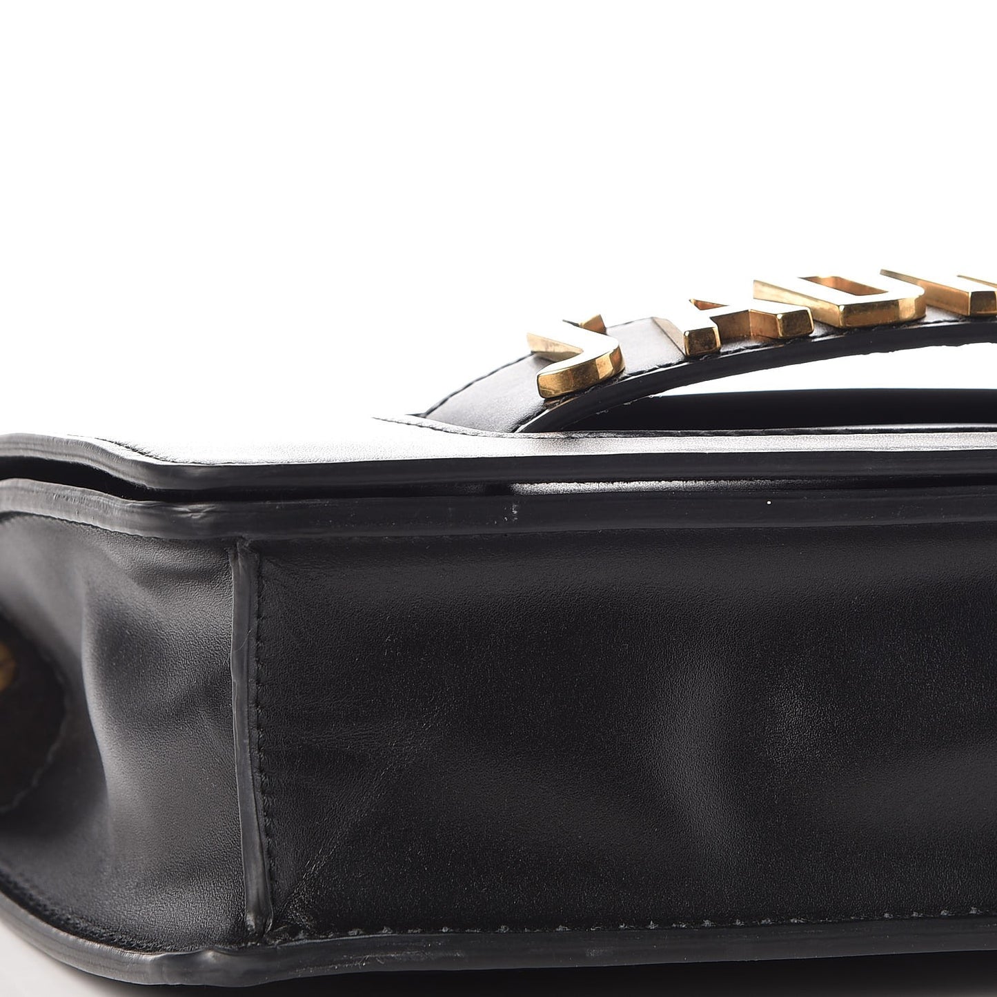 Calfskin J'Adior Chain Flap Bag Black