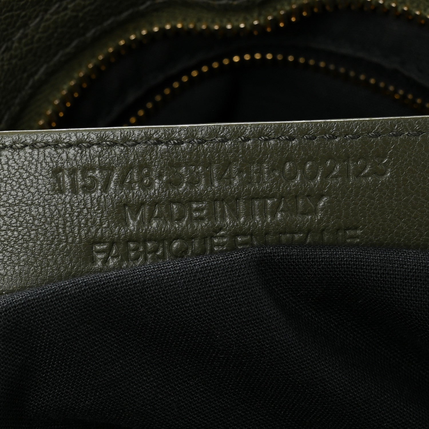 Balenciaga Chevre Gold Metallic Edge Hardware City Vert Lichen 8 of 11