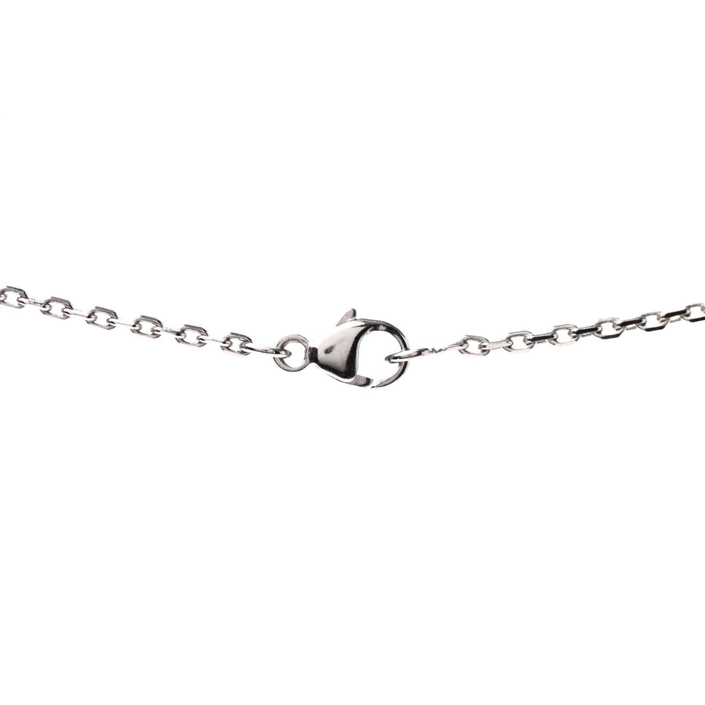 Palladium Mini Pop H Pendant Necklace Rose Dragee
