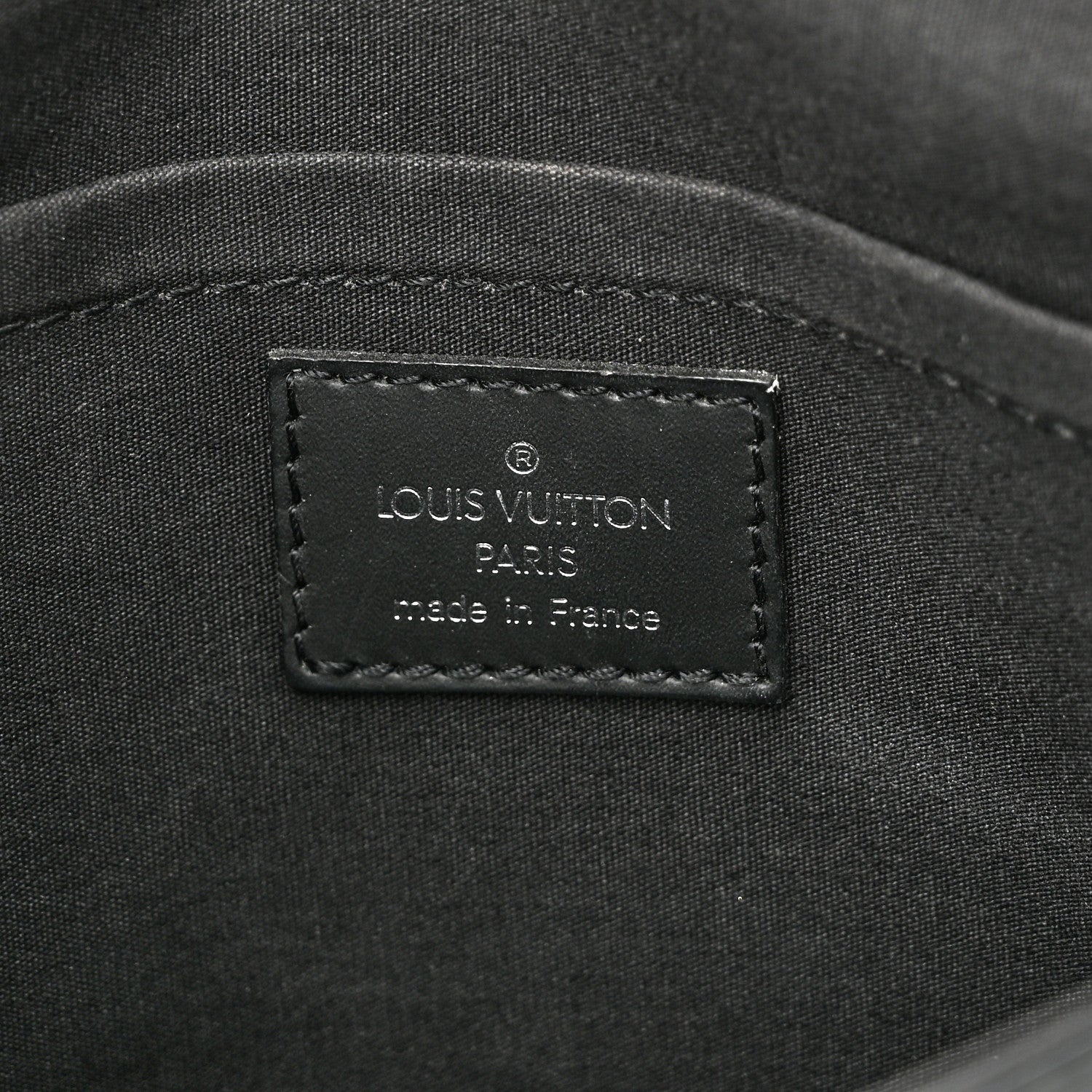 Louis Vuitton Epi Segur Pochette Black 6 of 9