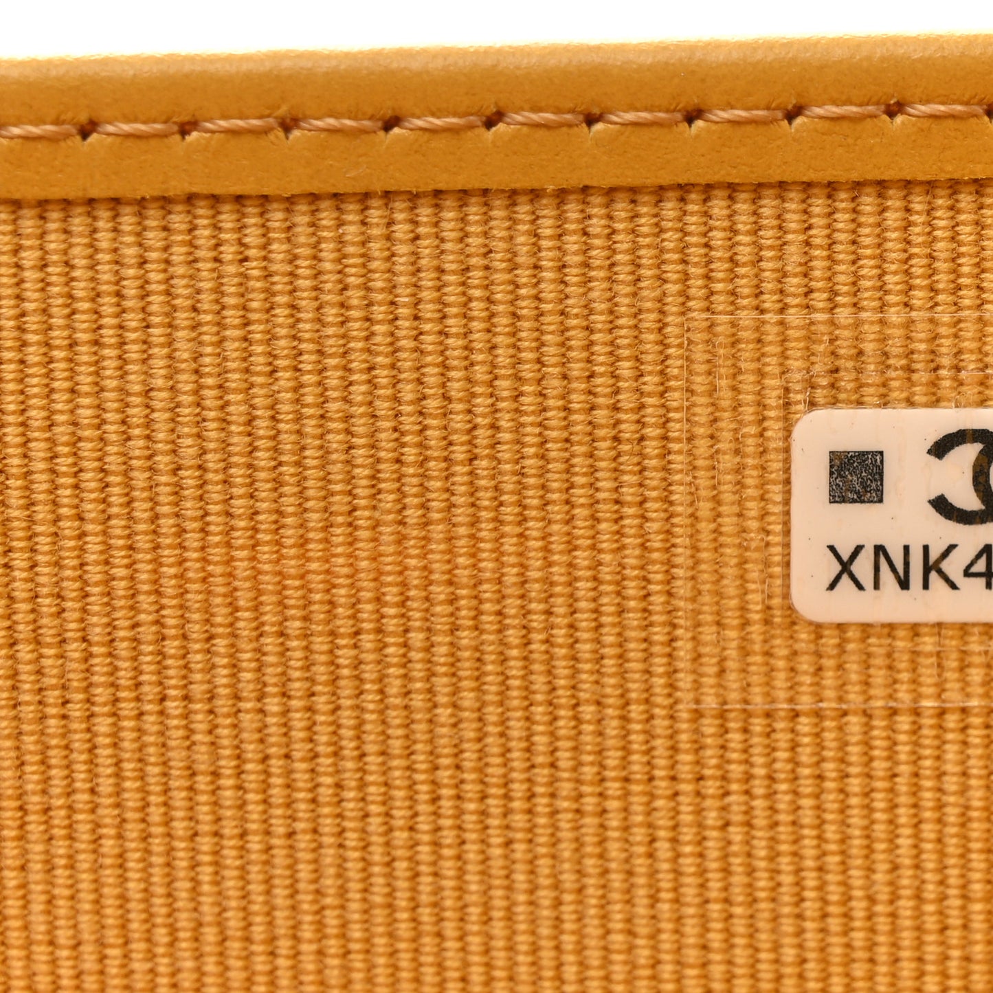 Lambskin Quilted Chanel 19 Passport Holder Yellow