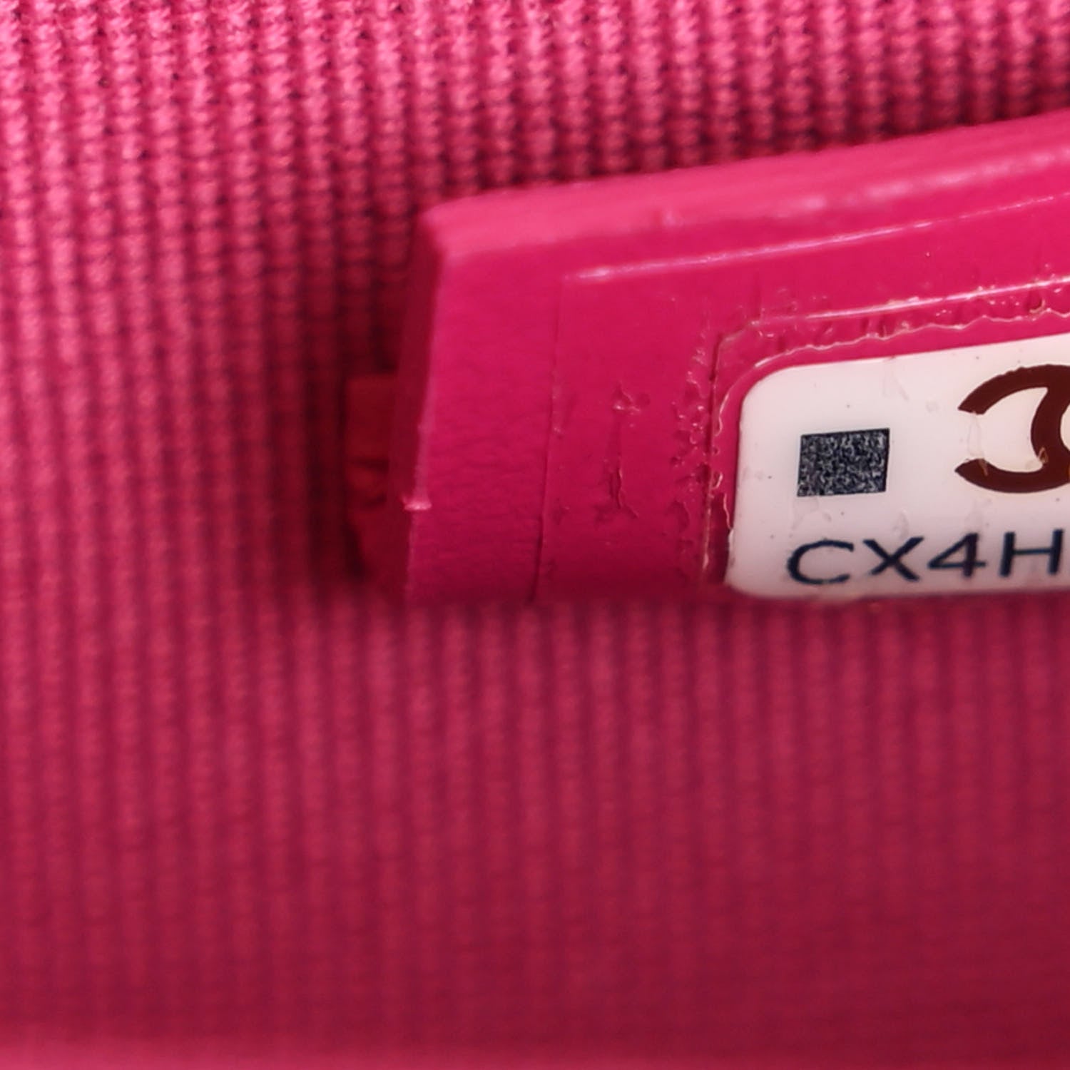 Chanel Caviar Quilted Twist Your Buttons Clutch With Chain Fuchsia 8 of 12
