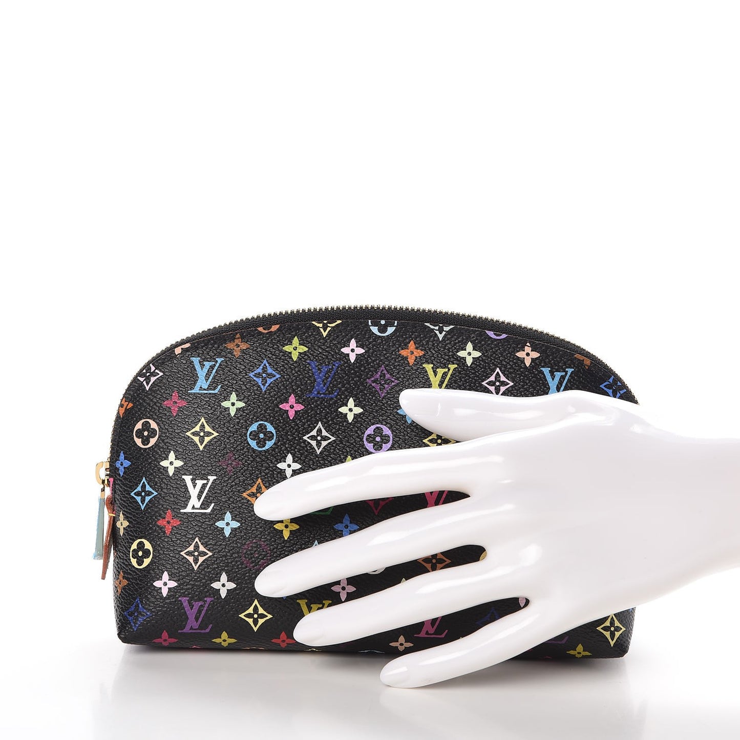 Monogram Multicolor Cosmetic Pouch Black Grenade