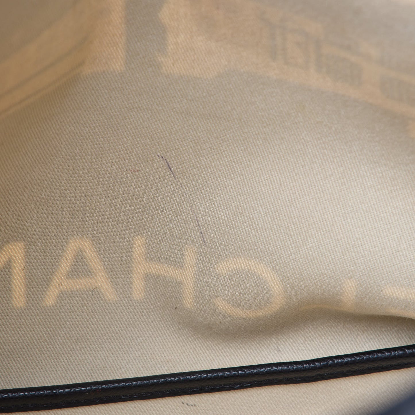 Coated Canvas Le Train Bag Black