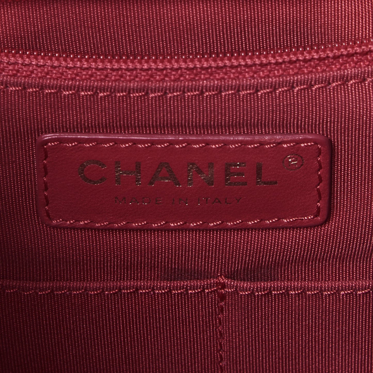 Lambskin Quilted Small Drawstring Shoulder Bag Dark Pink