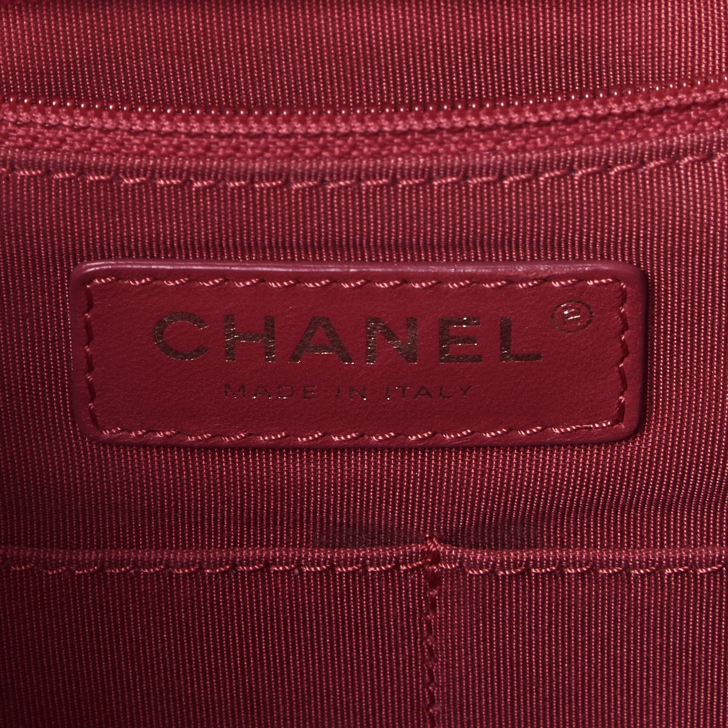 Chanel Lambskin Quilted Small Drawstring Shoulder Bag Dark Pink 7 of 11