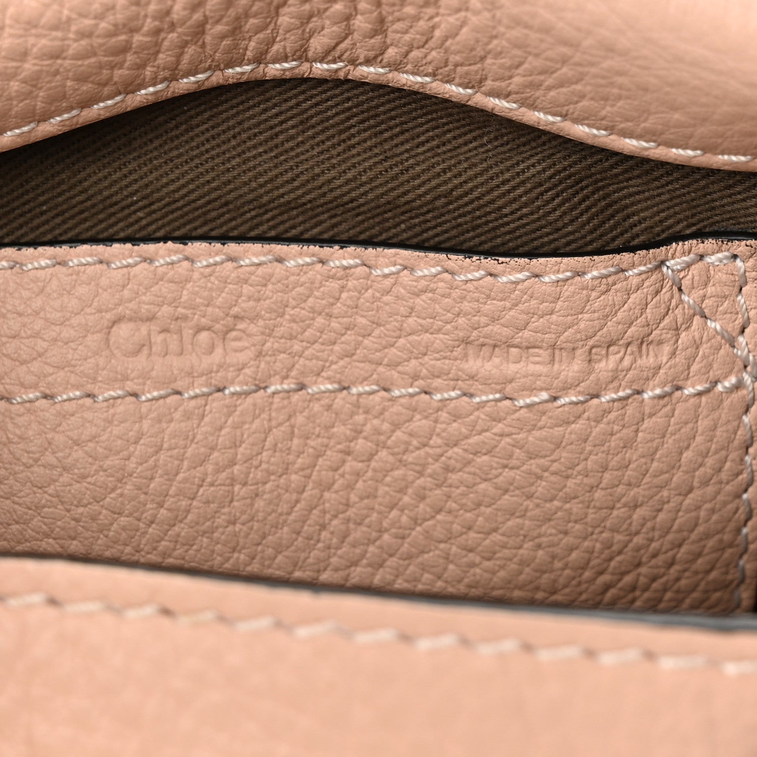 Chloe Calfskin Mini Marcie Round Crossbody Bag Blush Nude 6 of 11