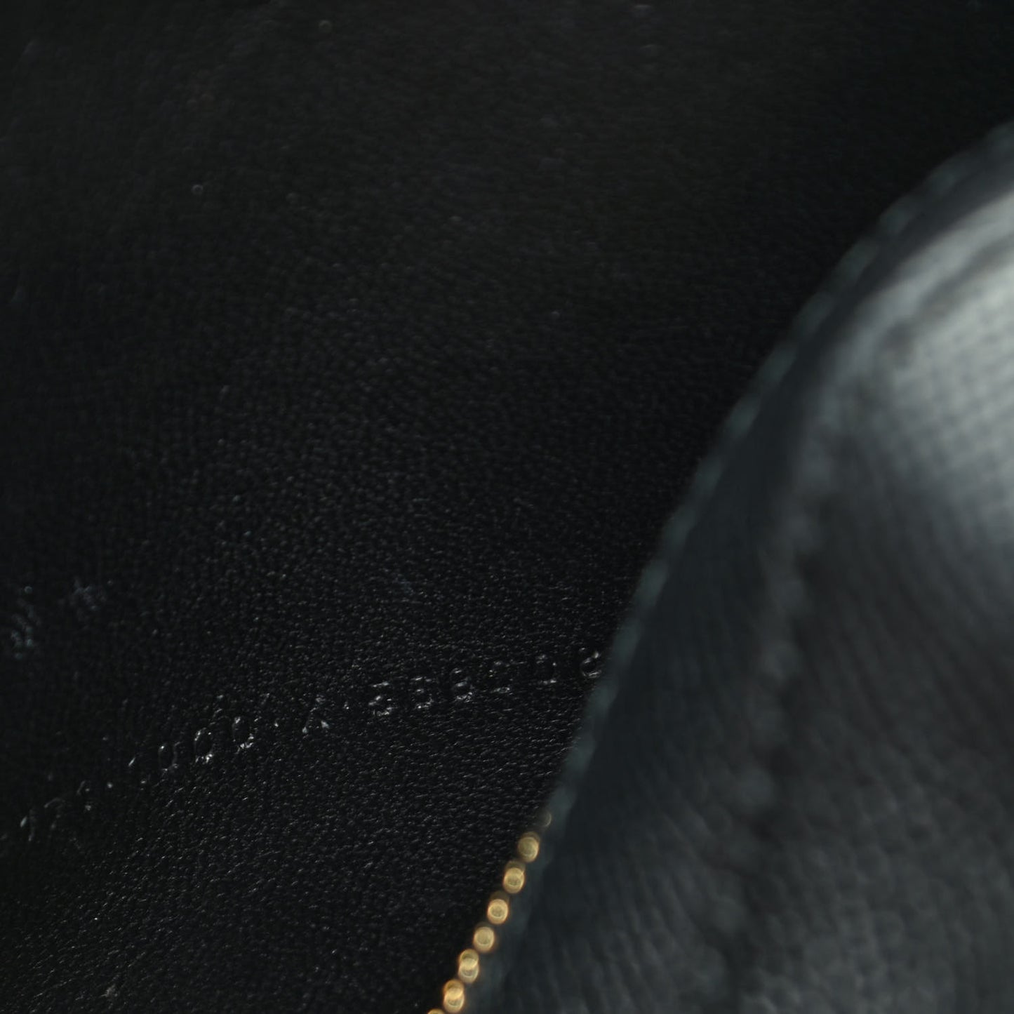 Signature Grained Calfskin Logo XS Ville Camera Bag Black White