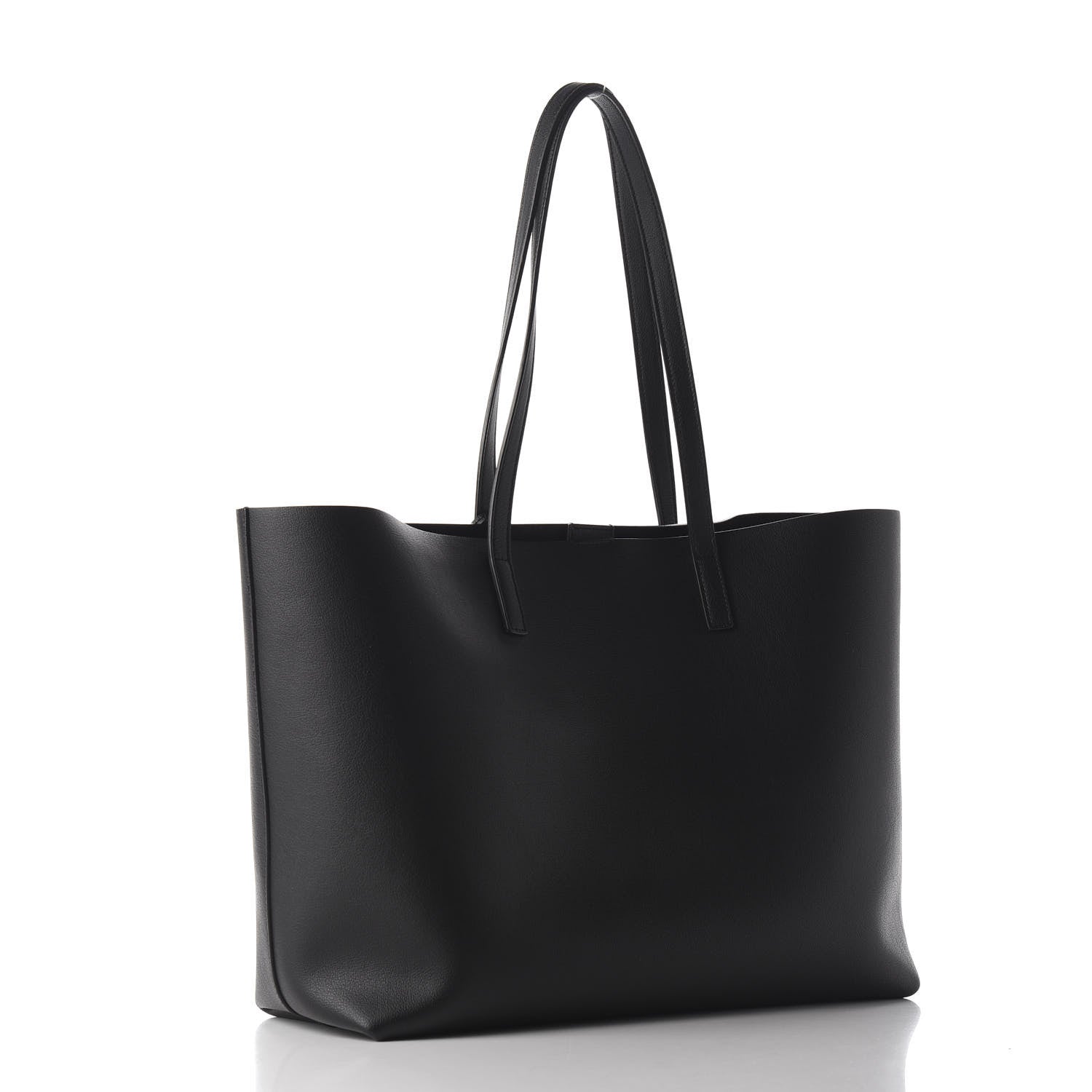 Saint Laurent Calfskin Large Shopping Tote Black 3 of 10