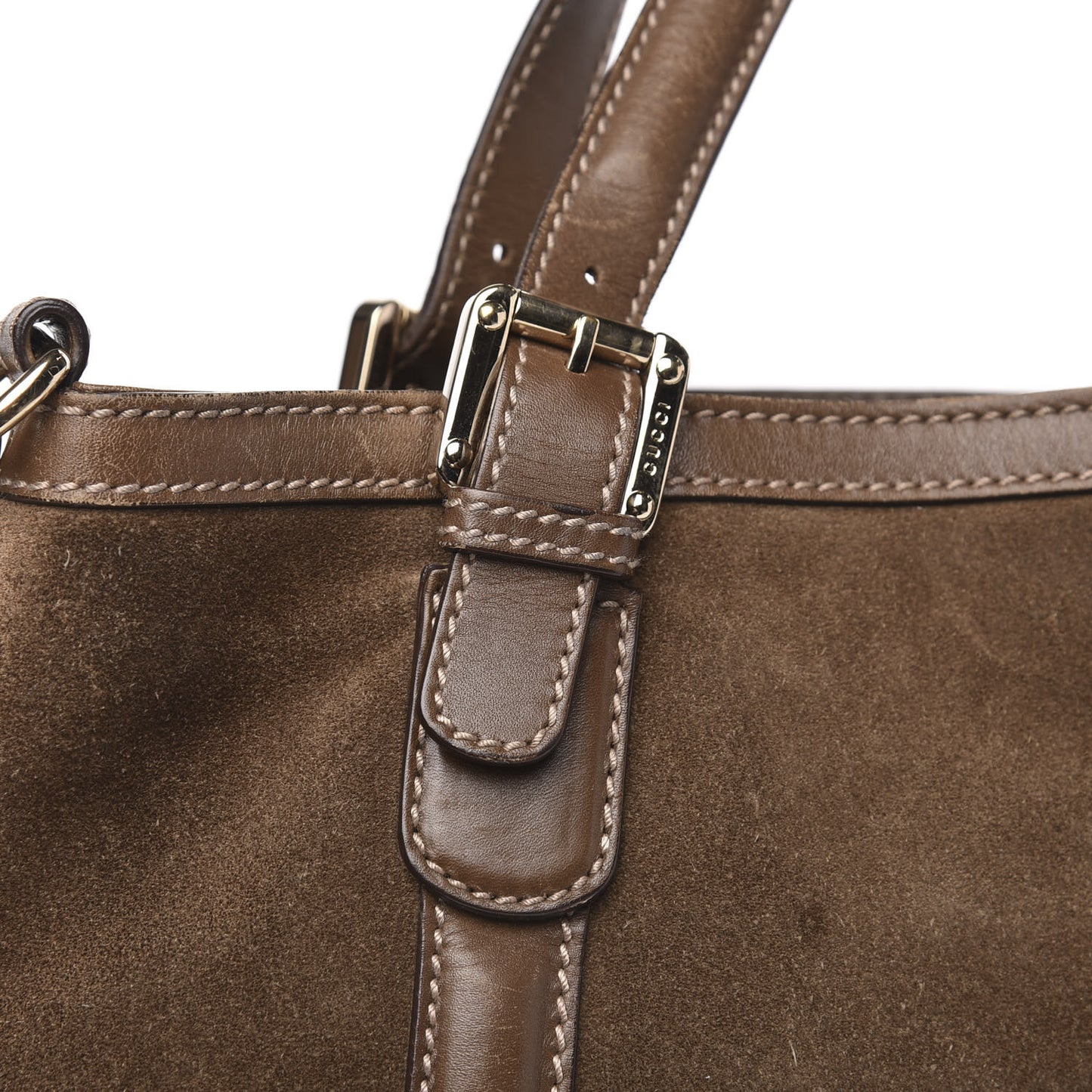 Suede Medium Britt Tote Brown