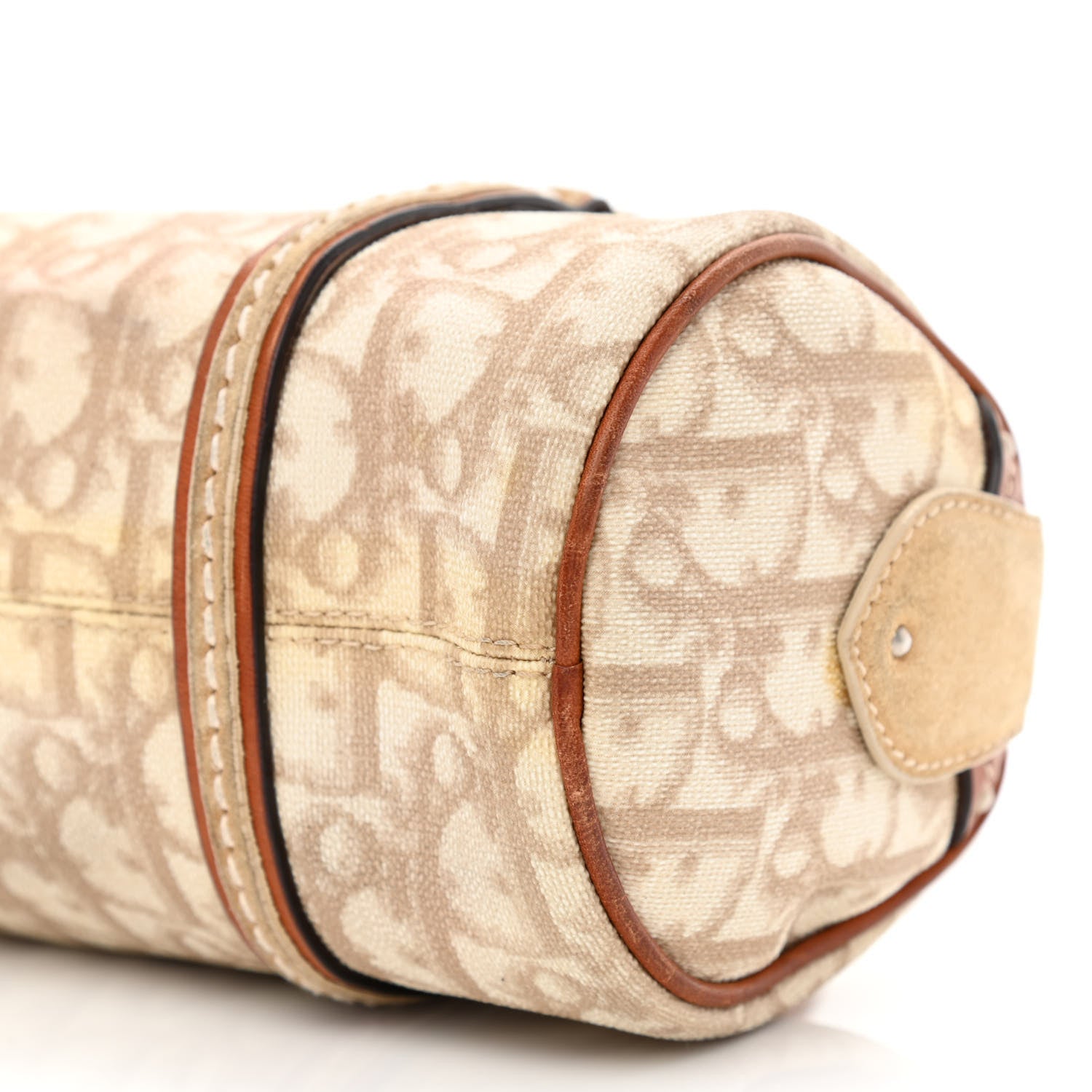 Christian Dior Monogram Trotter Romantique Boston Bag Beige 11 of 17