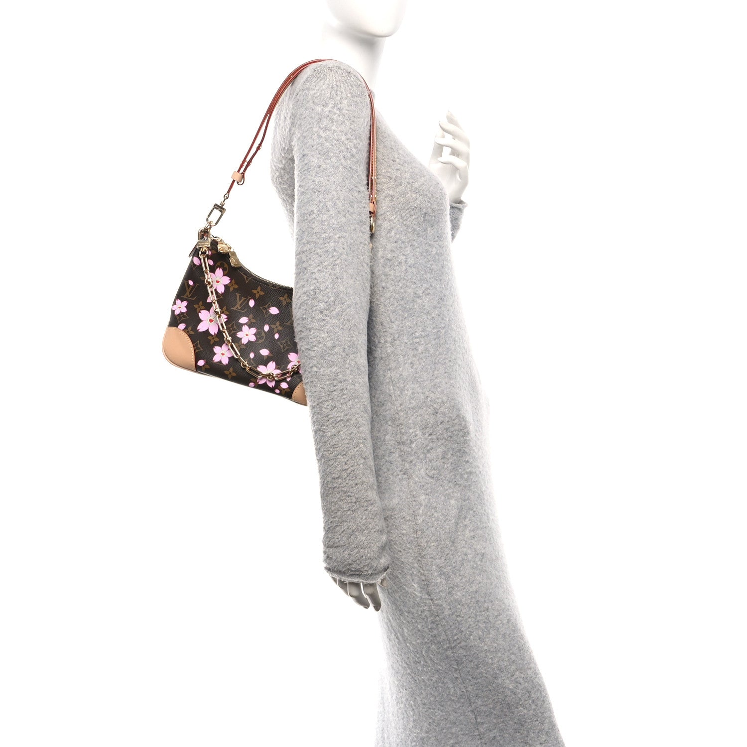 Louis Vuitton LV x TM Monogram Chery Blossom Boulogne Sakura Brown