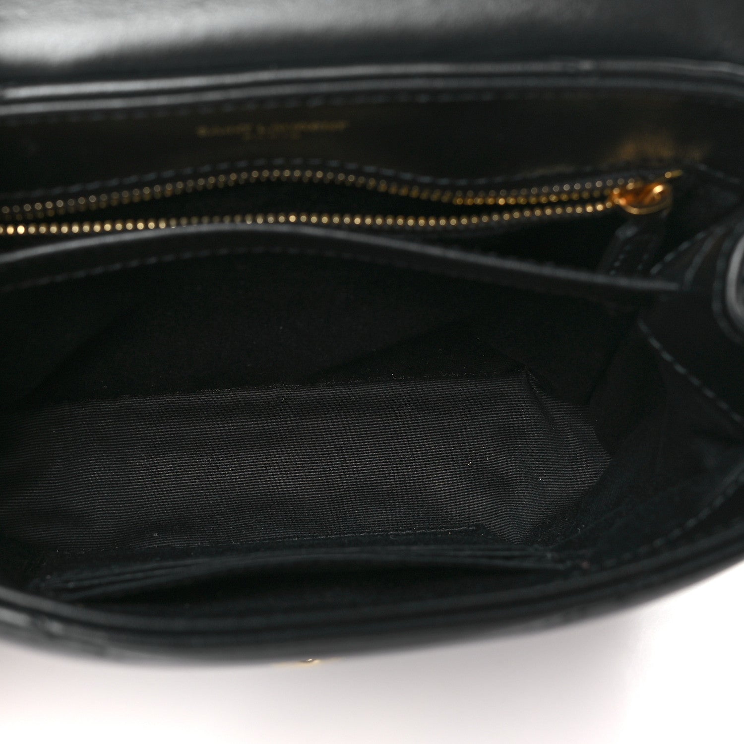 Saint Laurent Calfskin Y Quilted Monogram Toy Loulou Crossbody Bag Black 5 of 11