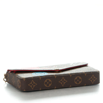 Louis Vuitton Monogram World Tour Pochette Felicie 4 of 8