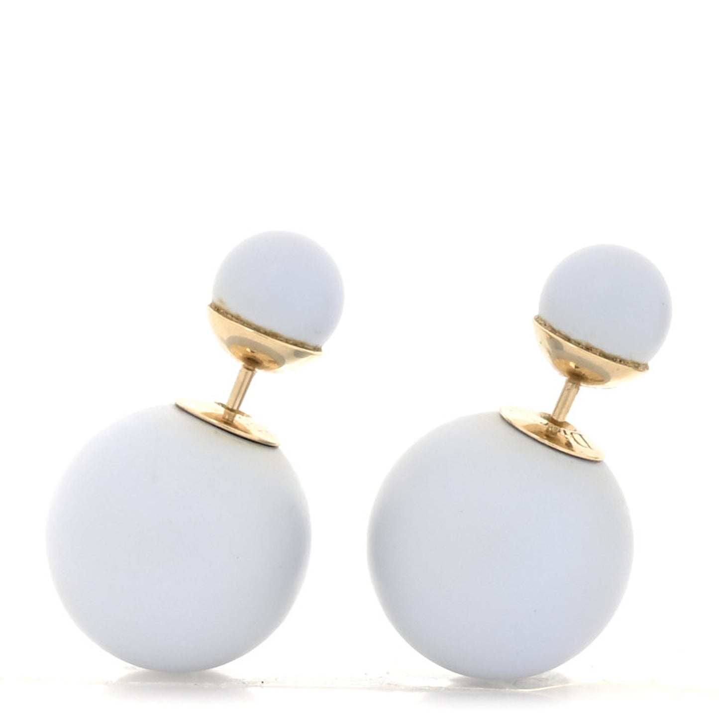 Mise En Dior Tribal Earrings Matte Blue