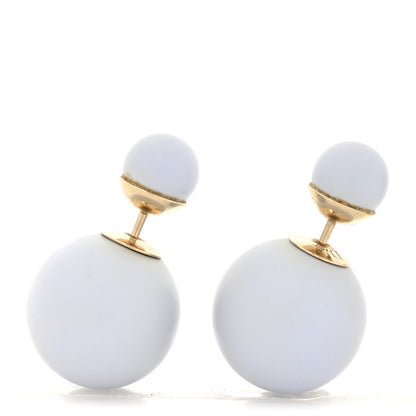 Christian Dior Mise En Dior Tribal Earrings Matte Blue 1 of 5