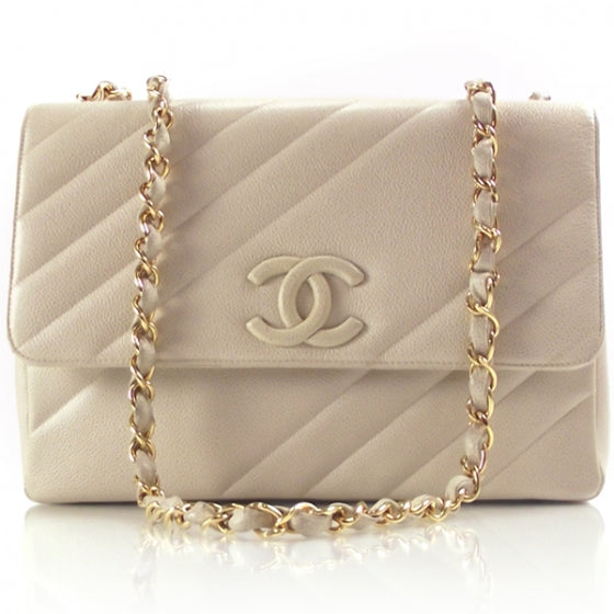 Chanel Vintage Caviar JUMBO XL MAXI Flap Bag 1 of 13