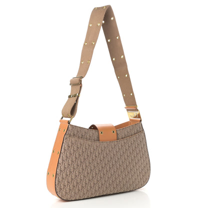 Christian Dior Calfskin Monogram Street Chic Large Columbus Ave Beige 3 of 9
