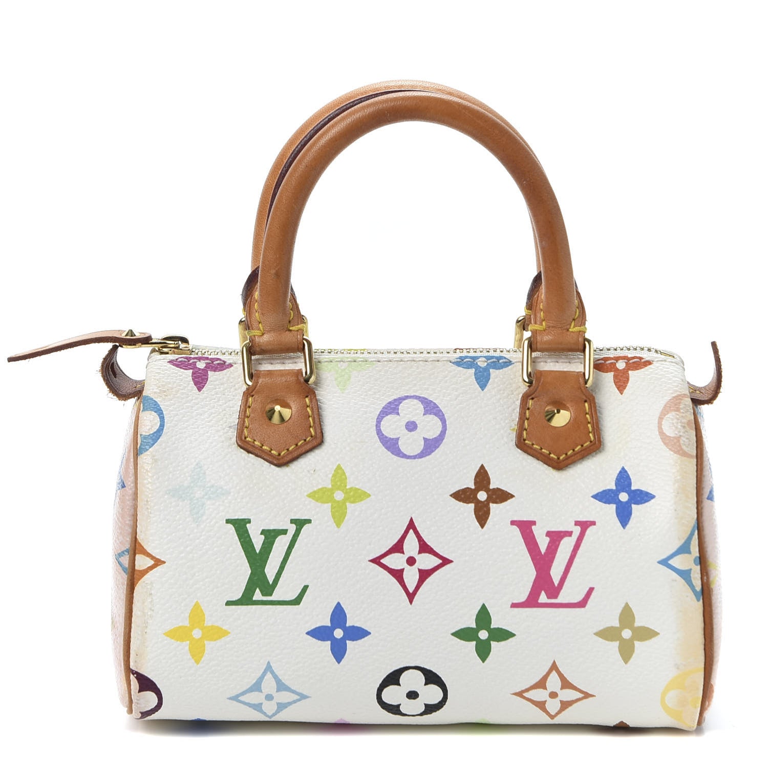 Louis Vuitton Monogram Multicolor Mini Sac HL Speedy White 1 of 7