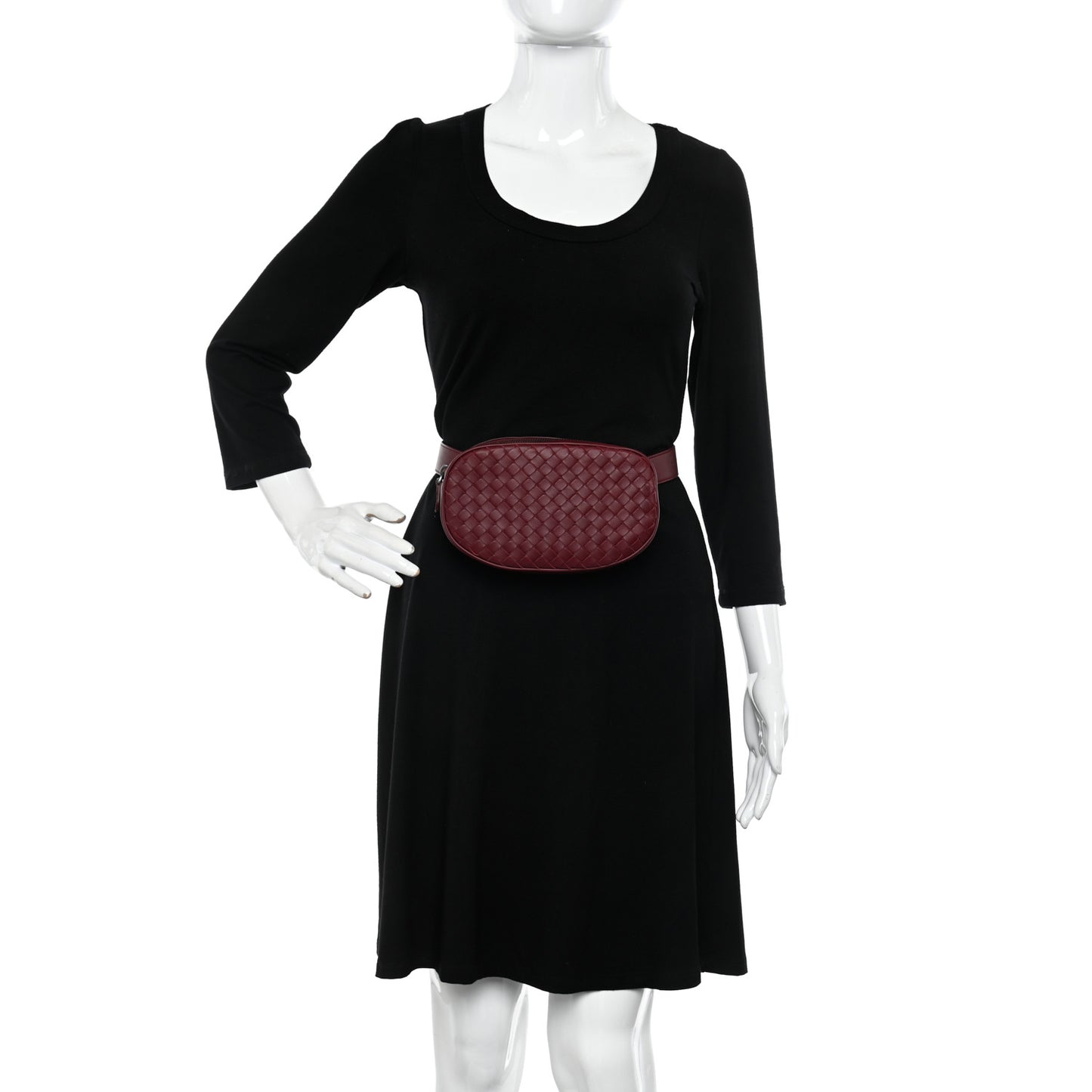 Nappa Intrecciato Belt Bag Eclipse