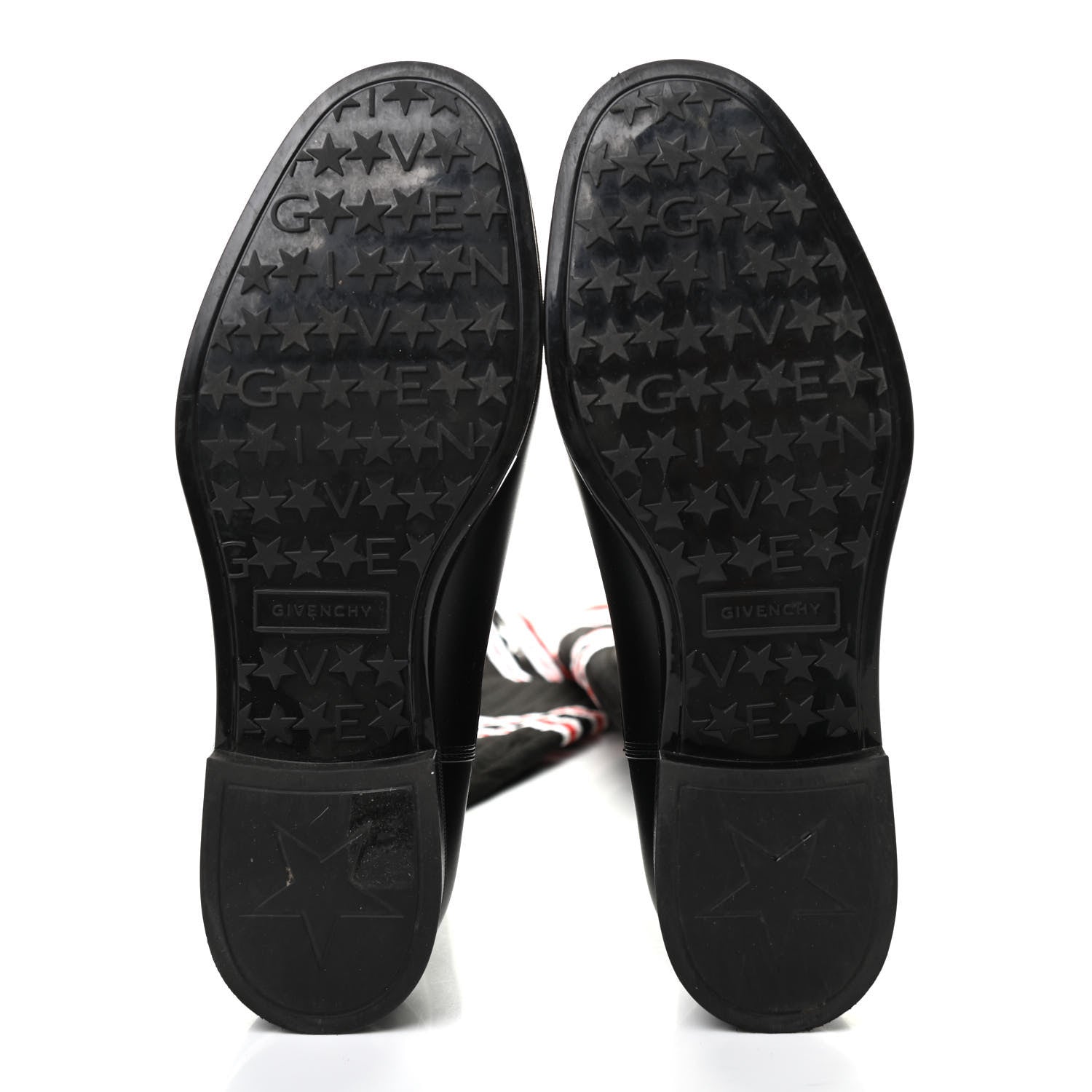 Givenchy Knit Rubber Storm Over The Knee Boots 36 Black 5 of 9