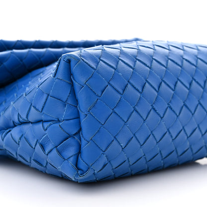Bottega Veneta Nappa Intrecciato Small Fold Crossbody Messenger Cobalt 7 of 9