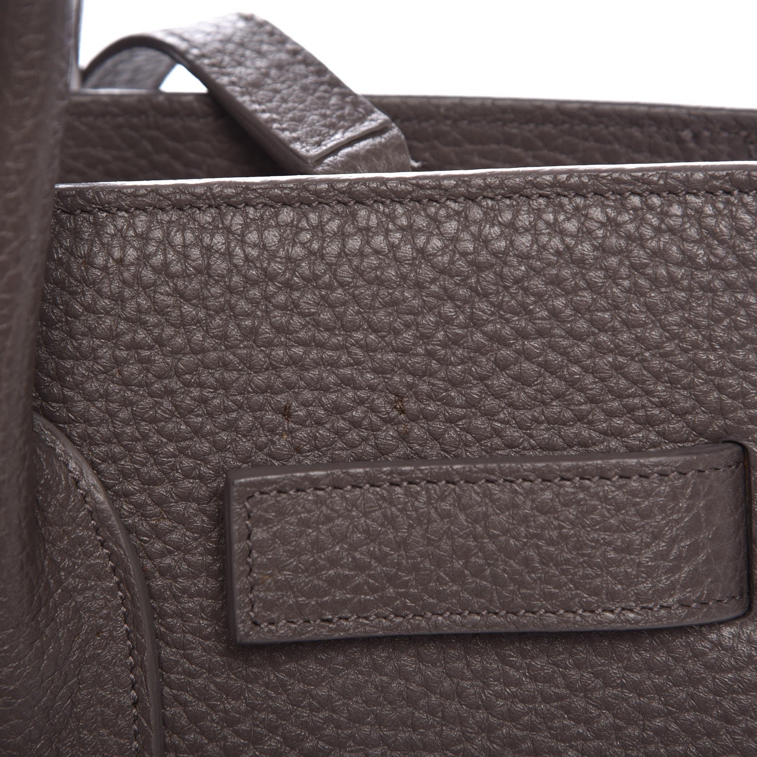Saint Laurent Grained Calfskin Small Sac De Jour Fog 24 of 26
