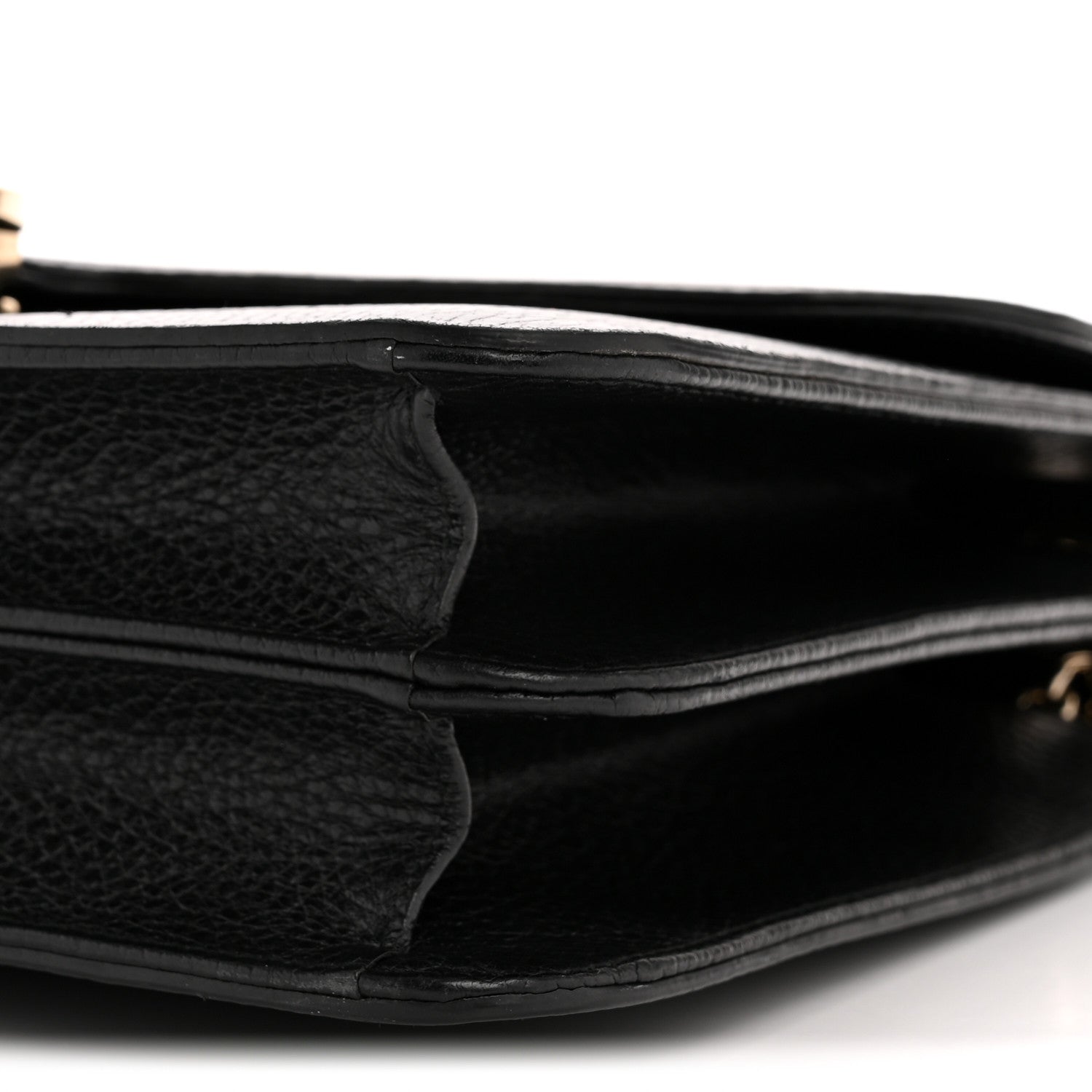 Gucci Dollar Calfskin Interlocking G Shoulder Bag Black 10 of 14