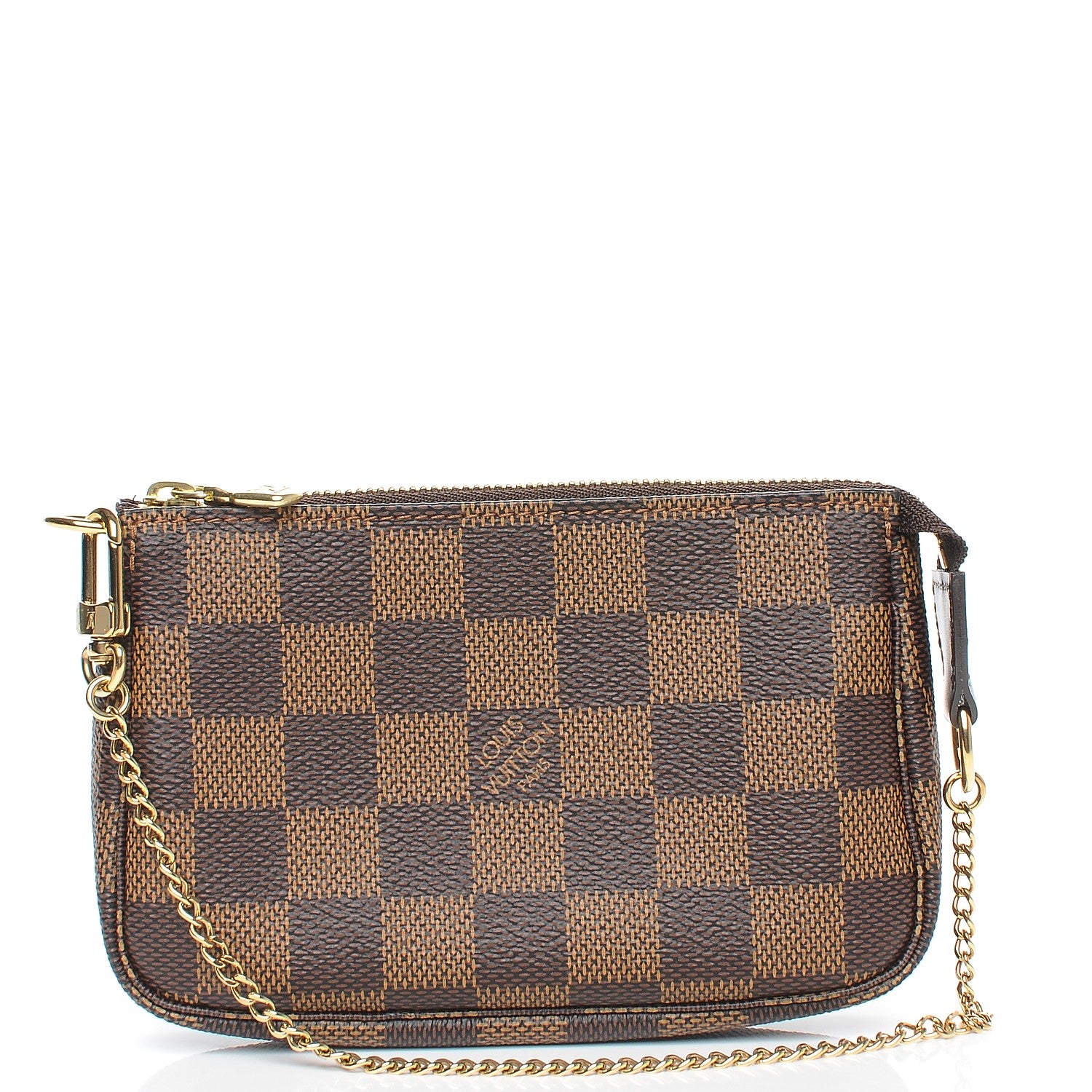 Louis Vuitton Damier Ebene Mini Pochette Accessories 1 of 8