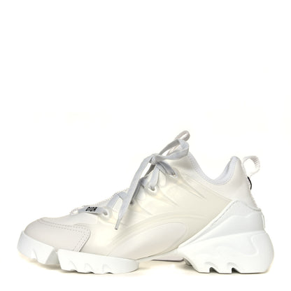 Christian Dior Technical Fabric Rubber Womens D-Connect Sneakers 36.5 White 1 of 12