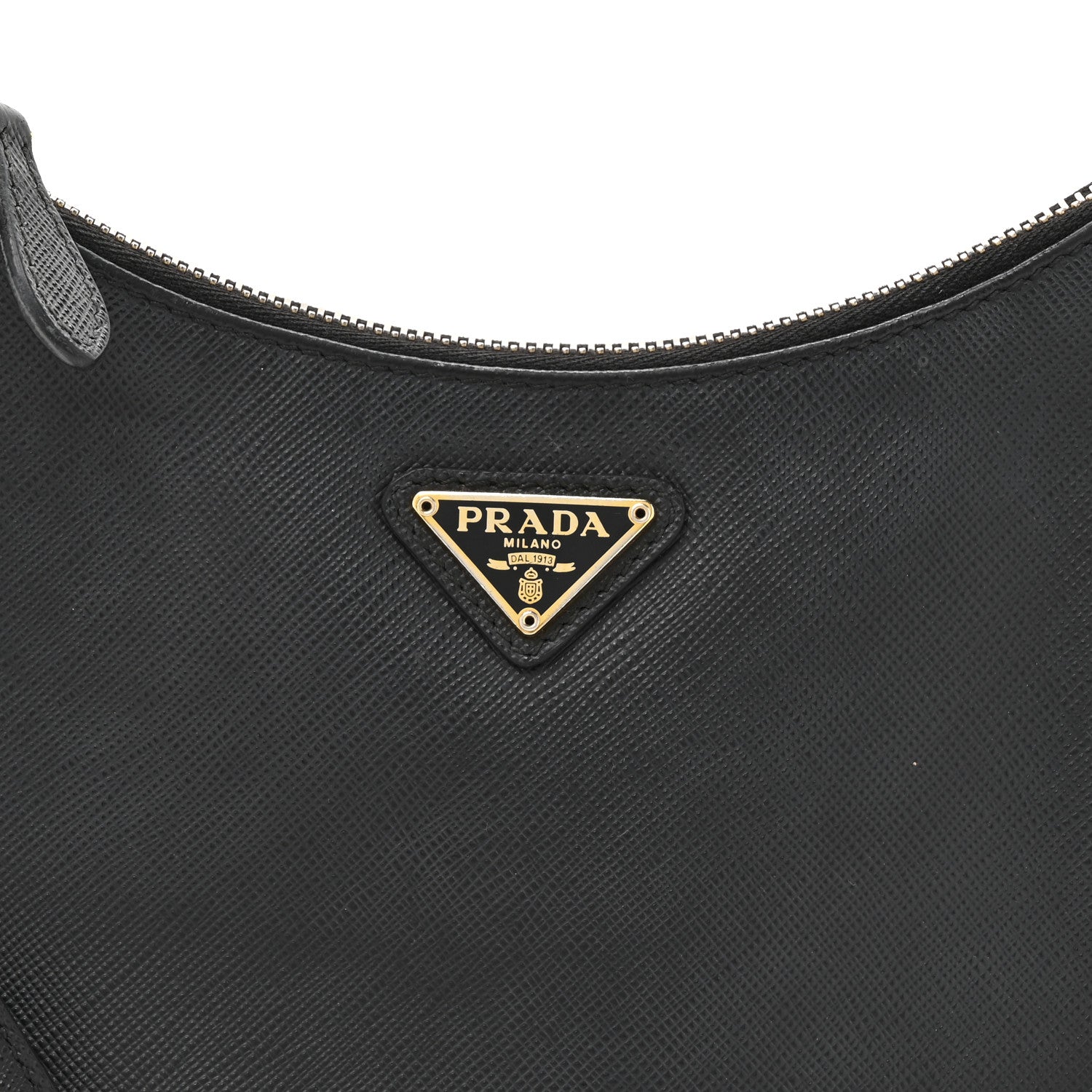 Prada Saffiano Lux Re-Edition 2005 Shoulder Bag Black 12 of 31