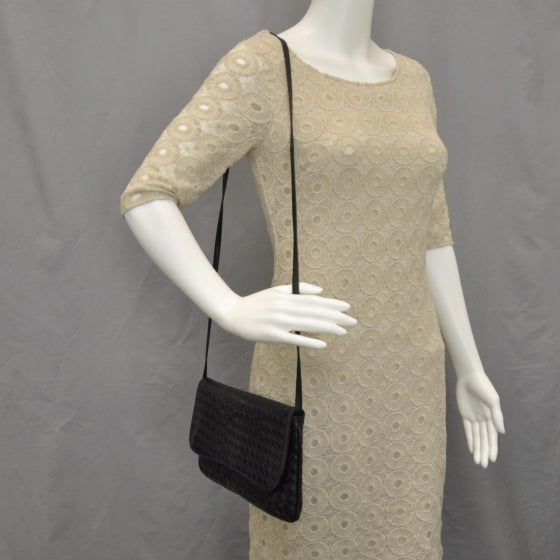 Vintage Woven Bag Black