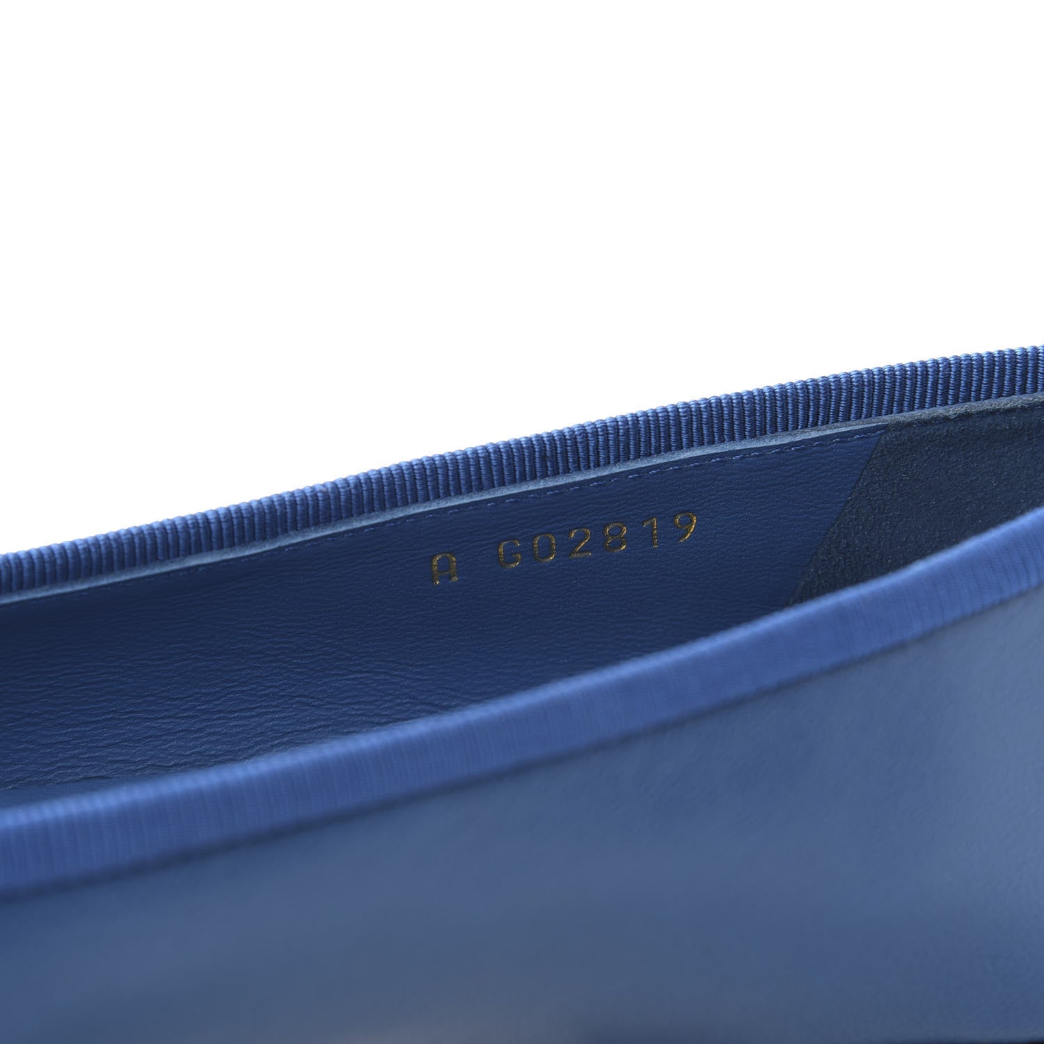 Chanel Goatskin Cap Toe CC Ballerina Flats 37.5 Blue 8 of 9
