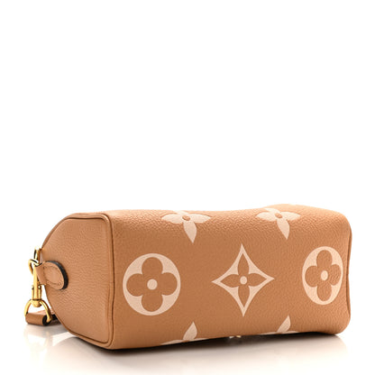 Louis Vuitton Empreinte Monogram Giant Nano Speedy Arizona Creme 4 of 7