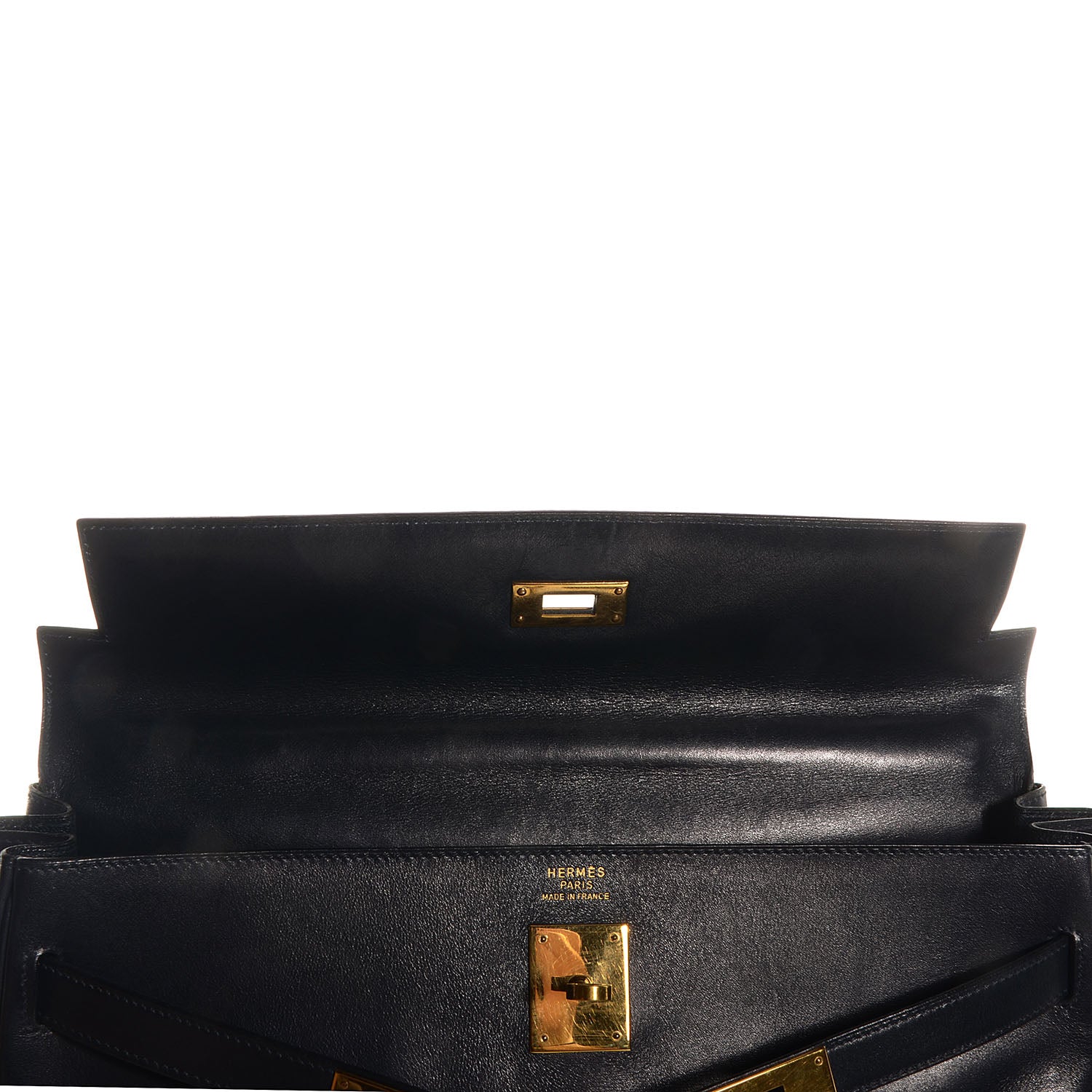 Hermes Box Kelly Retourne 35 Indigo 3 of 22