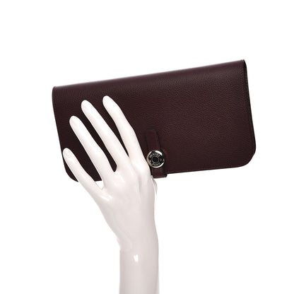 Hermes Evercolor Dogon Recto Verso Wallet Prune 2 of 9