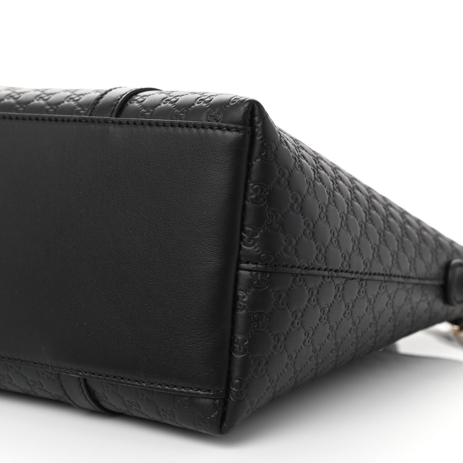 Gucci Soft Microguccissima Small Zippered Satchel Black 8 of 8