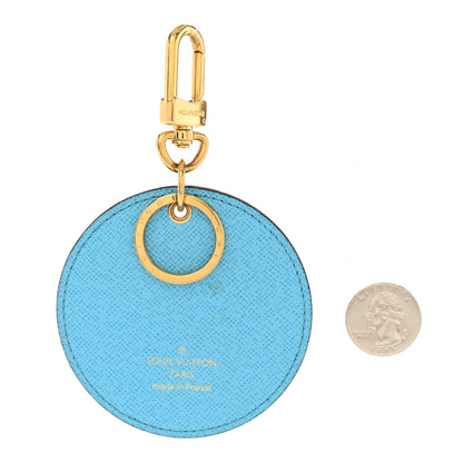 Louis Vuitton Monogram 2022 Christmas Animation Tokyo Bag Charm Key Ring Blue 2 of 3