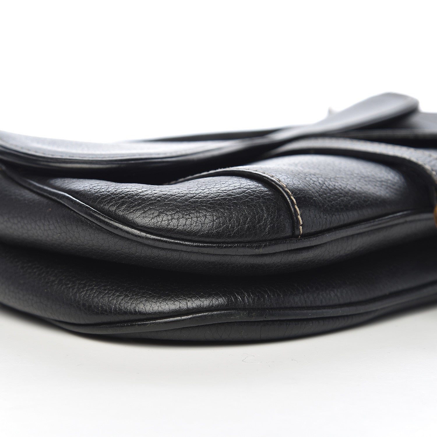 Christian Dior Calfskin Double Saddle Bag Black 12 of 14