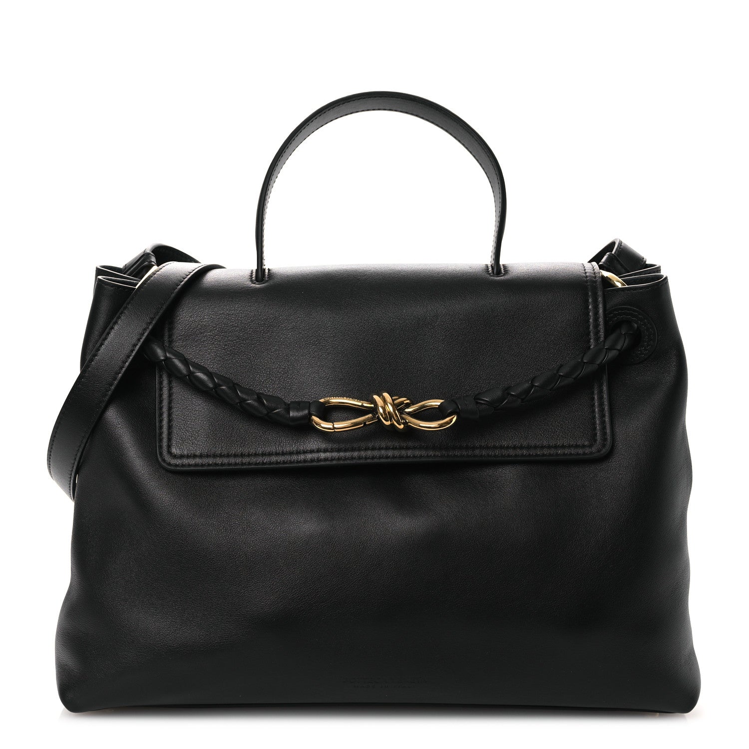 Bottega Veneta Silky Calfskin Medium Ciao Ciao Black 1 of 11