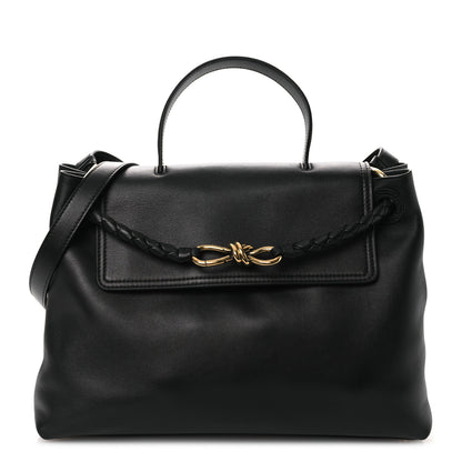 Bottega Veneta Silky Calfskin Medium Ciao Ciao Black 1 of 11