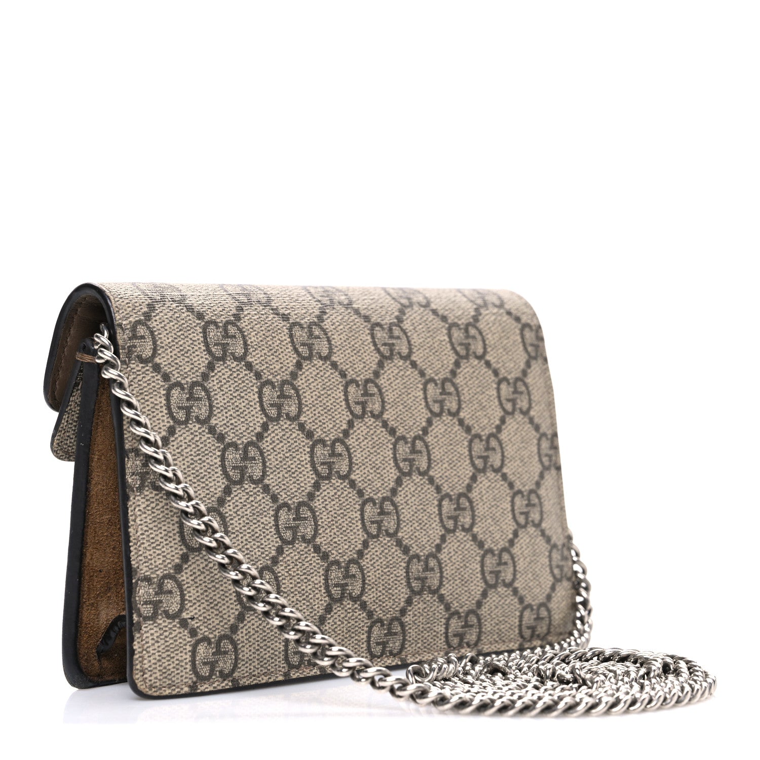 Gucci GG Supreme Monogram Super Mini Dionysus Shoulder Bag Taupe 3 of 11