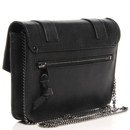 Proenza Schouler Leather PS1 Large Chain Wallet Black 3 of 6
